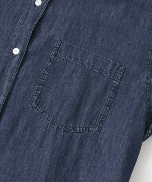 URBAN RESEARCH DOORS / アーバンリサーチ ドアーズ ワンピース | ライトコットンデニムシャツワンピース | 詳細10