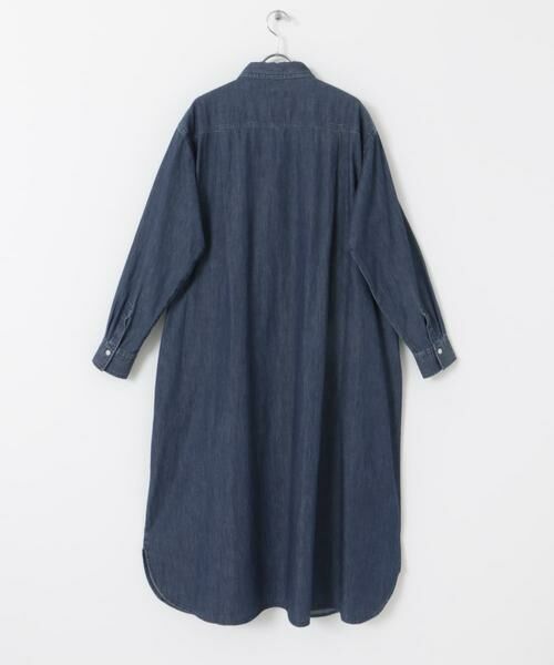 URBAN RESEARCH DOORS / アーバンリサーチ ドアーズ ワンピース | ライトコットンデニムシャツワンピース | 詳細11