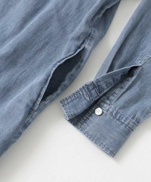 URBAN RESEARCH DOORS / アーバンリサーチ ドアーズ ワンピース | ライトコットンデニムシャツワンピース | 詳細22