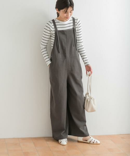 URBAN RESEARCH DOORS / アーバンリサーチ ドアーズ サロペット・オールインワン | コットンバッククロスサロペット | 詳細11