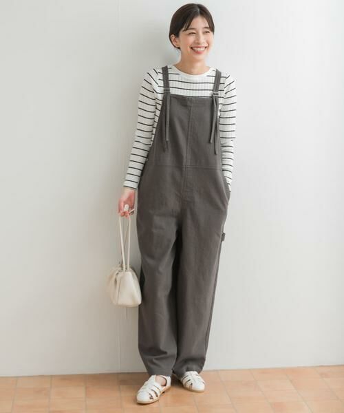 URBAN RESEARCH DOORS / アーバンリサーチ ドアーズ サロペット・オールインワン | コットンバッククロスサロペット | 詳細12