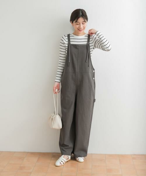 URBAN RESEARCH DOORS / アーバンリサーチ ドアーズ サロペット・オールインワン | コットンバッククロスサロペット | 詳細14