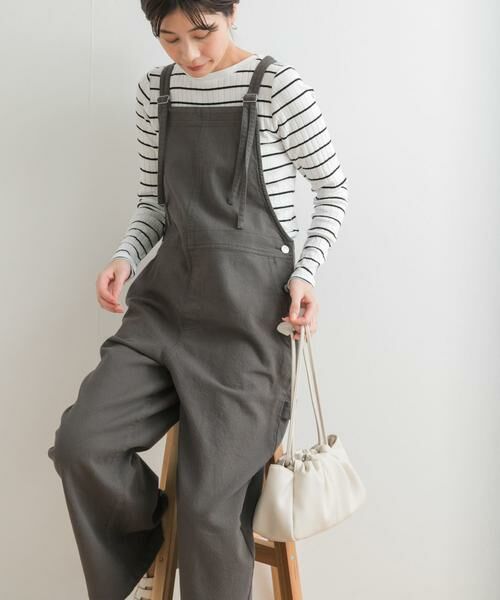 URBAN RESEARCH DOORS / アーバンリサーチ ドアーズ サロペット・オールインワン | コットンバッククロスサロペット | 詳細2