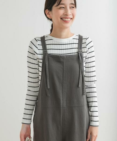 URBAN RESEARCH DOORS / アーバンリサーチ ドアーズ サロペット・オールインワン | コットンバッククロスサロペット | 詳細5