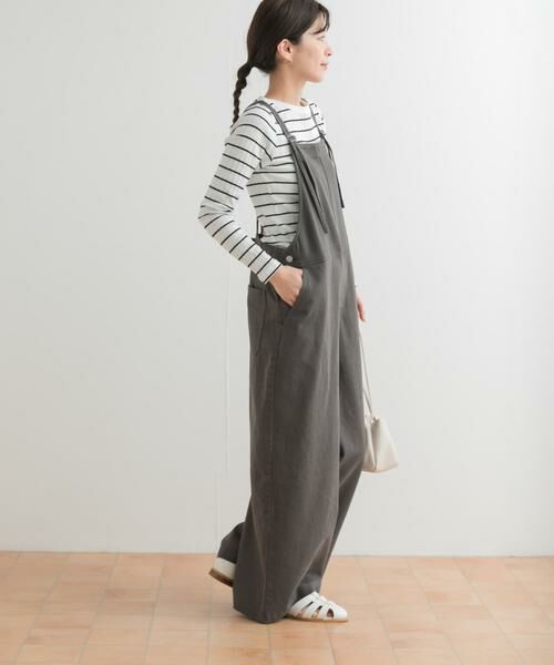 URBAN RESEARCH DOORS / アーバンリサーチ ドアーズ サロペット・オールインワン | コットンバッククロスサロペット | 詳細9