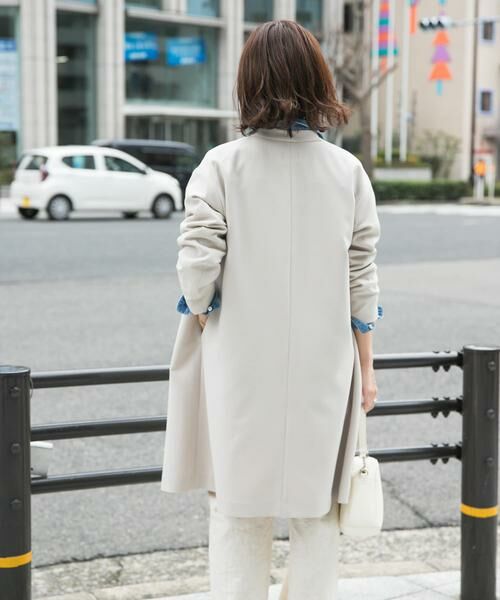 URBAN RESEARCH DOORS / アーバンリサーチ ドアーズ その他アウター | ダブルクロスガウンコート | 詳細17