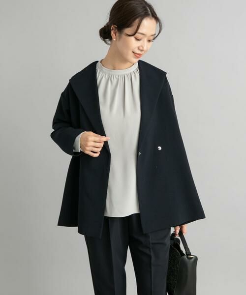 URBAN RESEARCH DOORS / アーバンリサーチ ドアーズ その他アウター | ダブルクロスショートガウン | 詳細1