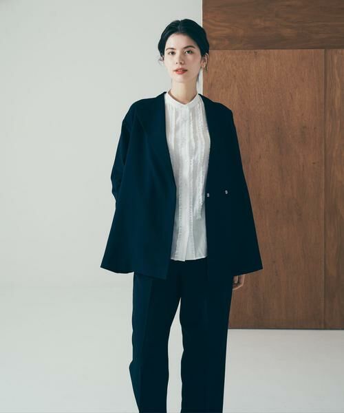 URBAN RESEARCH DOORS / アーバンリサーチ ドアーズ その他アウター | ダブルクロスショートガウン | 詳細10