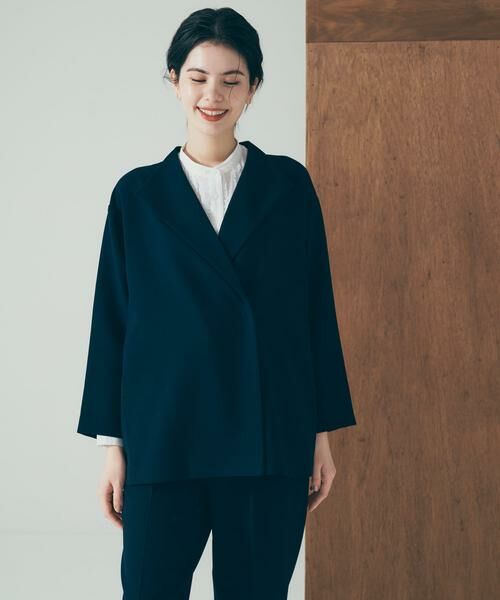 URBAN RESEARCH DOORS / アーバンリサーチ ドアーズ その他アウター | ダブルクロスショートガウン | 詳細11