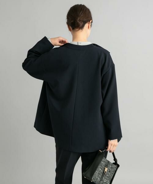 URBAN RESEARCH DOORS / アーバンリサーチ ドアーズ その他アウター | ダブルクロスショートガウン | 詳細3