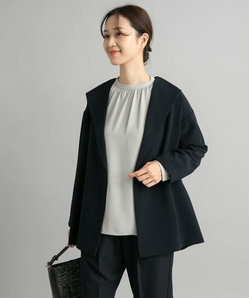 URBAN RESEARCH DOORS / アーバンリサーチ ドアーズ その他アウター | ダブルクロスショートガウン | 詳細5