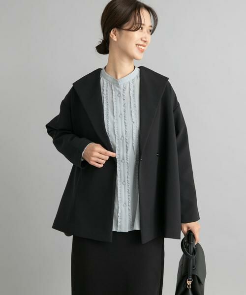 URBAN RESEARCH DOORS / アーバンリサーチ ドアーズ その他アウター | ダブルクロスショートガウン | 詳細21