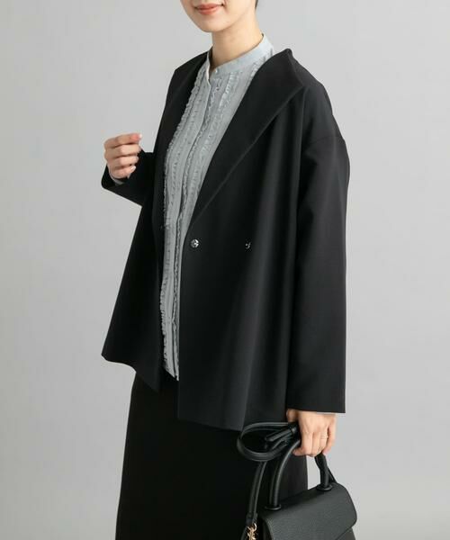 URBAN RESEARCH DOORS / アーバンリサーチ ドアーズ その他アウター | ダブルクロスショートガウン | 詳細26