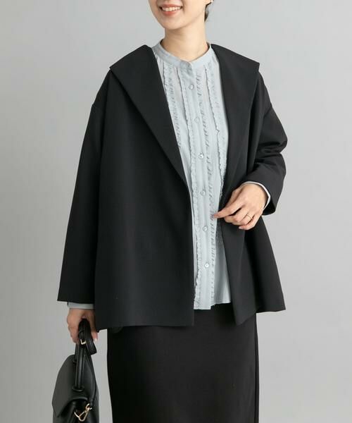 URBAN RESEARCH DOORS / アーバンリサーチ ドアーズ その他アウター | ダブルクロスショートガウン | 詳細27