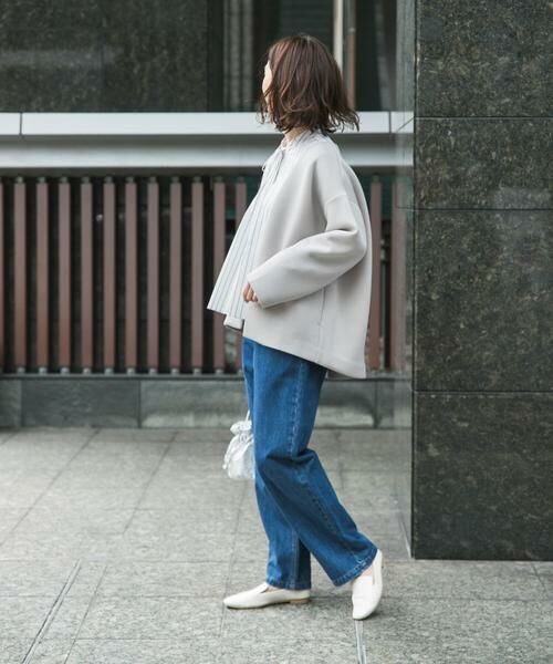 URBAN RESEARCH DOORS / アーバンリサーチ ドアーズ ノーカラージャケット | ダンボールニットノーカラージャケット | 詳細21