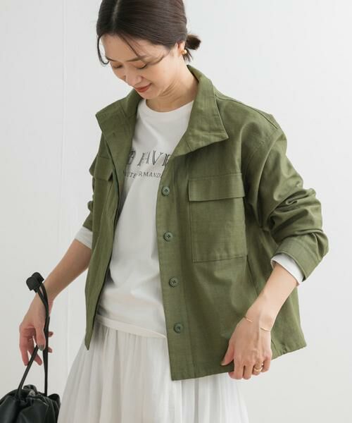 URBAN RESEARCH DOORS / アーバンリサーチ ドアーズ ミリタリージャケット・コート | ミリタリースタンドカラージャケット | 詳細3