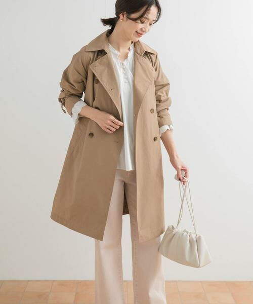 トレンチコート4 はっ水】【中わたライナー付】【ウォッシャブル】ファンクション