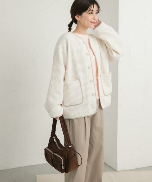 URBAN RESEARCH DOORS / アーバンリサーチ ドアーズ ノーカラージャケット | キルトノーカラージャケット | 詳細13