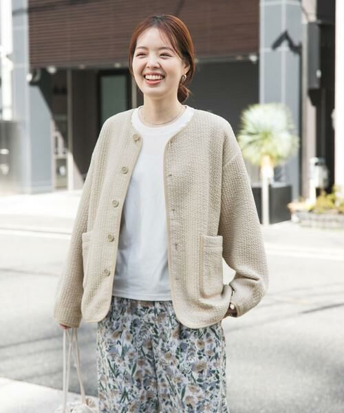 URBAN RESEARCH DOORS / アーバンリサーチ ドアーズ ノーカラージャケット | キルトノーカラージャケット | 詳細16