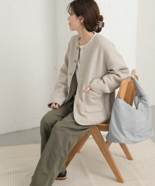 URBAN RESEARCH DOORS / アーバンリサーチ ドアーズ ノーカラージャケット | キルトノーカラージャケット | 詳細26