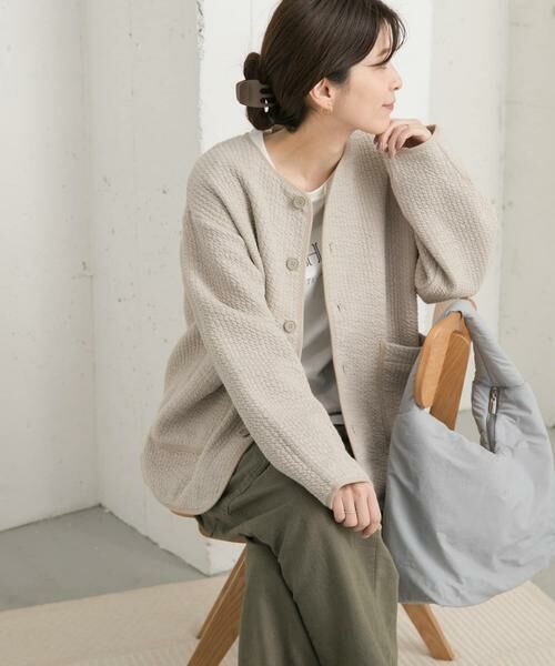 URBAN RESEARCH DOORS / アーバンリサーチ ドアーズ ノーカラージャケット | キルトノーカラージャケット | 詳細28