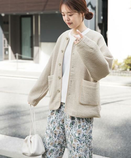 URBAN RESEARCH DOORS / アーバンリサーチ ドアーズ ノーカラージャケット | キルトノーカラージャケット | 詳細19