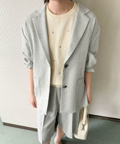 URBAN RESEARCH DOORS / アーバンリサーチ ドアーズ その他アウター | 『セットアップ対応』 シングルテーラードジャケット | 詳細5