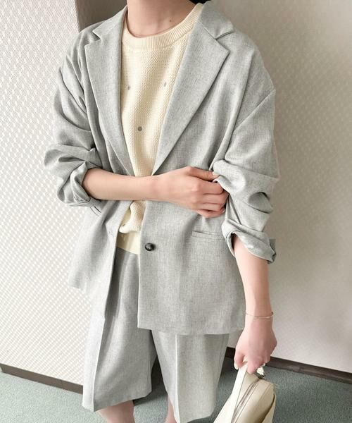 URBAN RESEARCH DOORS / アーバンリサーチ ドアーズ その他アウター | 『セットアップ対応』 シングルテーラードジャケット | 詳細6