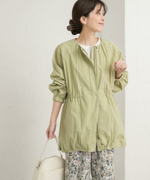 URBAN RESEARCH DOORS / アーバンリサーチ ドアーズ ブルゾン | ギャザーノーカラーブルゾン | 詳細1