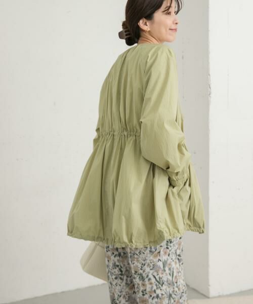 URBAN RESEARCH DOORS / アーバンリサーチ ドアーズ ブルゾン | ギャザーノーカラーブルゾン | 詳細10