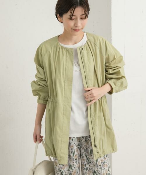 URBAN RESEARCH DOORS / アーバンリサーチ ドアーズ ブルゾン | ギャザーノーカラーブルゾン | 詳細2