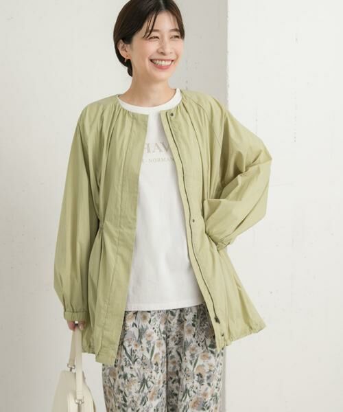 URBAN RESEARCH DOORS / アーバンリサーチ ドアーズ ブルゾン | ギャザーノーカラーブルゾン | 詳細3