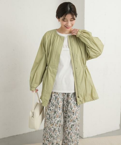 URBAN RESEARCH DOORS / アーバンリサーチ ドアーズ ブルゾン | ギャザーノーカラーブルゾン | 詳細5