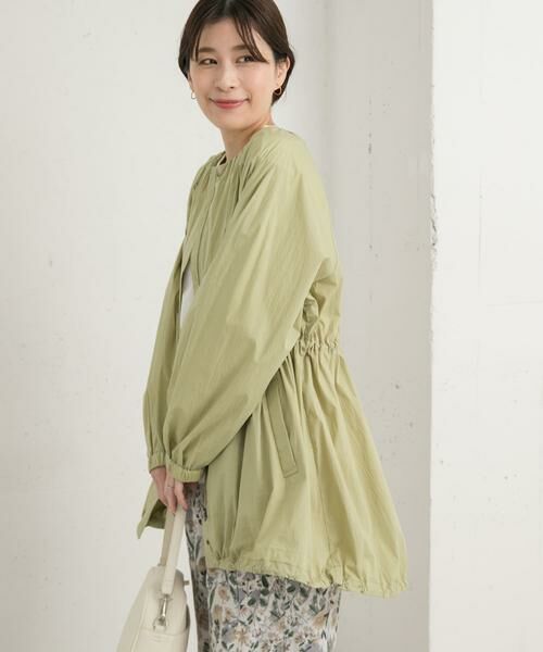 URBAN RESEARCH DOORS / アーバンリサーチ ドアーズ ブルゾン | ギャザーノーカラーブルゾン | 詳細7