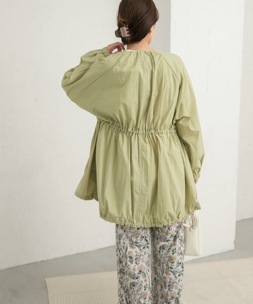 URBAN RESEARCH DOORS / アーバンリサーチ ドアーズ ブルゾン | ギャザーノーカラーブルゾン | 詳細9