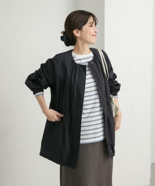 URBAN RESEARCH DOORS / アーバンリサーチ ドアーズ ブルゾン | ギャザーノーカラーブルゾン | 詳細25