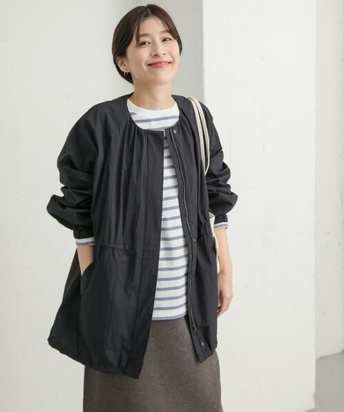 URBAN RESEARCH DOORS / アーバンリサーチ ドアーズ ブルゾン | ギャザーノーカラーブルゾン | 詳細26