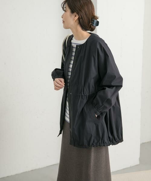 URBAN RESEARCH DOORS / アーバンリサーチ ドアーズ ブルゾン | ギャザーノーカラーブルゾン | 詳細18