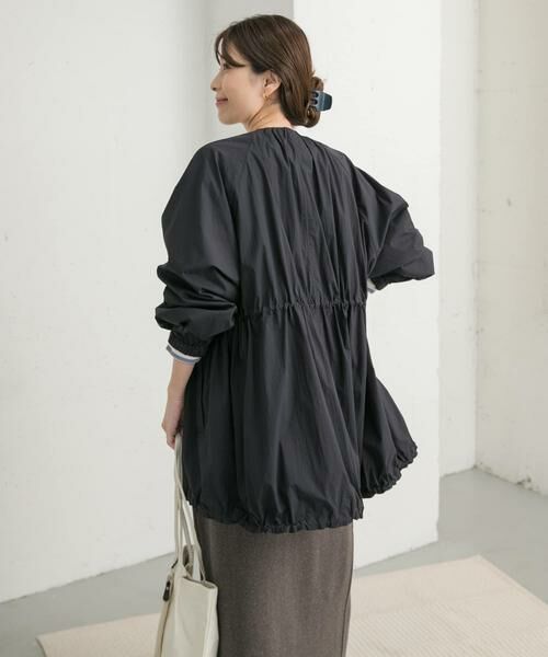 URBAN RESEARCH DOORS / アーバンリサーチ ドアーズ ブルゾン | ギャザーノーカラーブルゾン | 詳細21