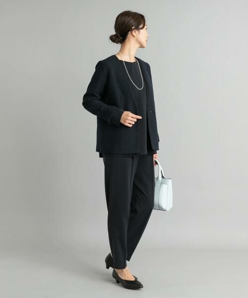 URBAN RESEARCH DOORS / アーバンリサーチ ドアーズ テーラードジャケット | ツィードVネックロングジャケット | 詳細10