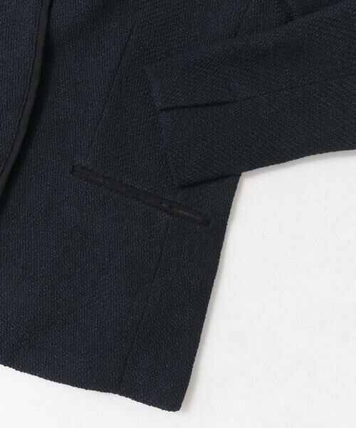 URBAN RESEARCH DOORS / アーバンリサーチ ドアーズ テーラードジャケット | ツィードVネックロングジャケット | 詳細12