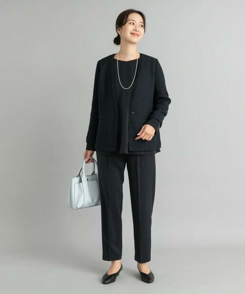 URBAN RESEARCH DOORS / アーバンリサーチ ドアーズ テーラードジャケット | ツィードVネックロングジャケット | 詳細8