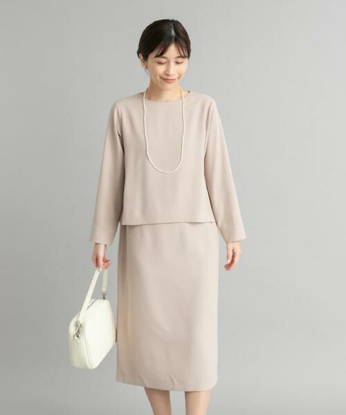 URBAN RESEARCH DOORS / アーバンリサーチ ドアーズ ドレス | レイヤードワンピース | 詳細20