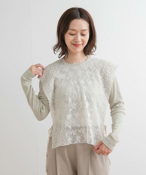 URBAN RESEARCH DOORS / アーバンリサーチ ドアーズ マフラー・ショール・スヌード・ストール | 2WAYレースカバー | 詳細13