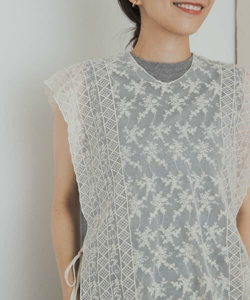 URBAN RESEARCH DOORS / アーバンリサーチ ドアーズ マフラー・ショール・スヌード・ストール | 2WAYレースカバー | 詳細4