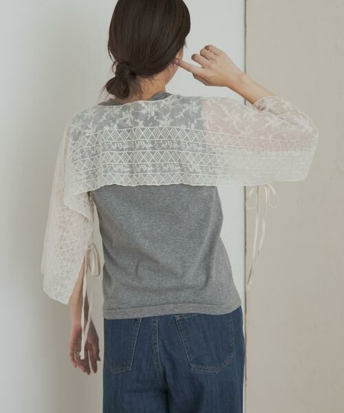 URBAN RESEARCH DOORS / アーバンリサーチ ドアーズ マフラー・ショール・スヌード・ストール | 2WAYレースカバー | 詳細7