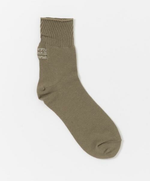 URBAN RESEARCH DOORS / アーバンリサーチ ドアーズ ソックス | ロゴ刺繍ソックス | 詳細2