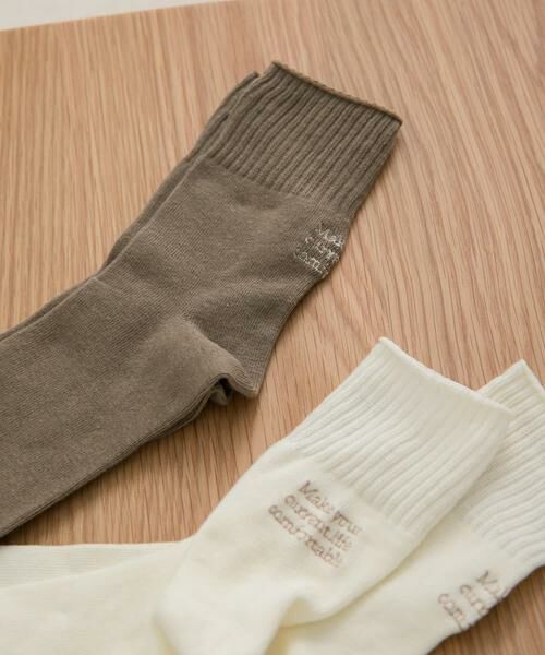URBAN RESEARCH DOORS / アーバンリサーチ ドアーズ ソックス | ロゴ刺繍ソックス | 詳細6
