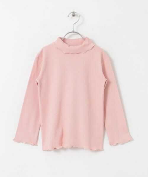 URBAN RESEARCH DOORS / アーバンリサーチ ドアーズ トップス | 『WEB/一部店舗限定サイズ』メローフリルリブタートルネックTシャツ(KIDS) | 詳細9