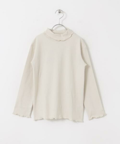 URBAN RESEARCH DOORS / アーバンリサーチ ドアーズ トップス | 『WEB/一部店舗限定サイズ』メローフリルリブタートルネックTシャツ(KIDS) | 詳細27